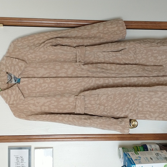 L.A.M.B Gwen Stefani Wool Blend Trench Coat - Picture 5 of 13